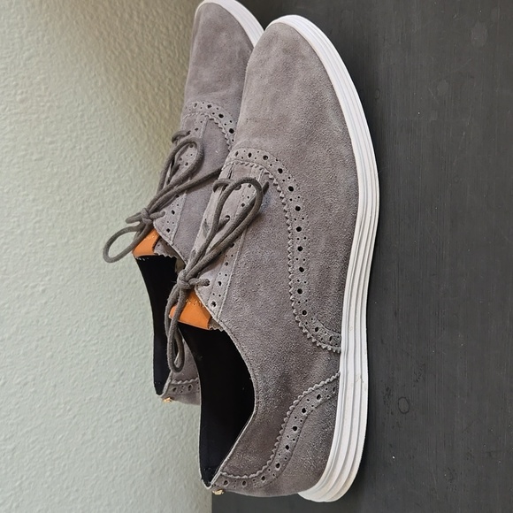 Cole Haan Grand Tour Oxford in Ironstone Suede Size 8.5 - Picture 2 of 8